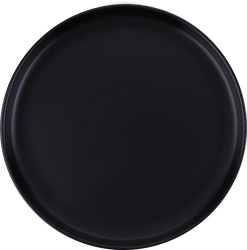 Тарелка обеденная HOMECLUB Matt black 26см, керамика, крупный план