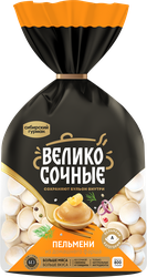 Пельмени ВЕЛИКОСОЧНЫЕ из домашнего фарша категория А, 800г, фотография