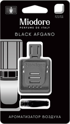 Ароматизатор автомобильный MIODORE Black afgano, на дефлектор, вид