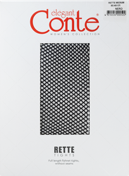 Колготки женские CONTE Elegant rette medium nero 3, Арт. 8С-68СП, изображение
