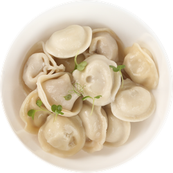 Пельмени с мясом курицы, замороженные ЛЕНТА FRESH, весовые, фото