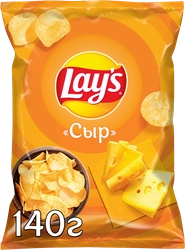 Чипсы картофельные LAY'S Сыр, 140г