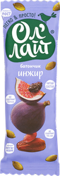 Батончик фруктово-ореховый ОЛ'ЛАЙТ Инжирный, 30г, фото