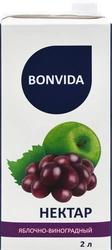 Нектар BONVIDA Яблочно-виноградный, 2л