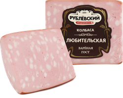 Колбаса вареная РУБЛЁВСКИЙ Любительская, категория А, 400г, картинка