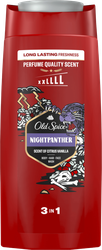 Гель для душа и шампунь мужской OLD SPICE Nightpanther, 675мл, крупный план