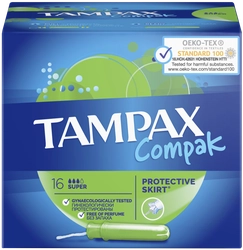 Тампоны TAMPAX Compak Super, с аппликатором, 16шт