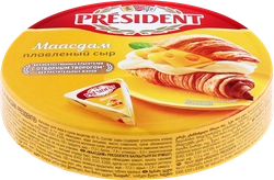 Сыр плавленый PRESIDENT Маасдам 45%, без змж, 140г