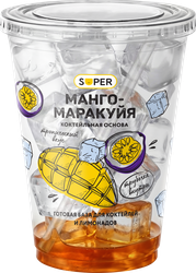 Коктейльная основа замороженная SUPER Манго-маракуйя, 240г, детальное фото