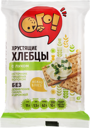 Хлебцы ОГО! с луком, 75г, фото