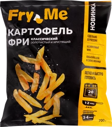 Картофель фри замороженный FRY ME Классический, 700г