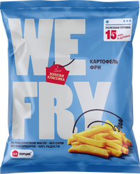 Картофель фри WE FRY предобжаренный без панировки, 700г, детальное фото