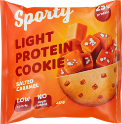 Печенье протеиновое SPORTY Protein Light Соленая карамель, 40г, фотография