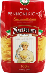 Макароны MALTAGLIATI Перо рифленое №74, 450г, фотография