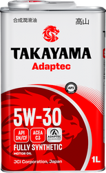 Масло моторное TAKAYAMA синтетическое SAE 5W-30 API SN/СF С3, 1л, фото