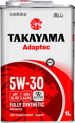 Масло моторное TAKAYAMA синтетическое SAE 5W-30 API SL/СF, 1л, изображение