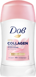 Антиперспирант-стик женский ДАВ Pro-Collagen, 40мл, изображение
