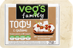 Тофу VEG`S с грибами, 250г, картинка