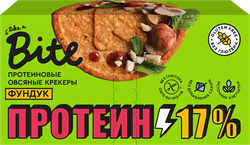 Крекеры овсяные протеиновые TAKE A BITE с фундуком, 125г, изображение