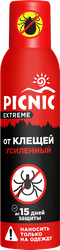 Аэрозоль от клещей PICNIC Extreme, 150мл, вид