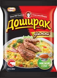 Лапша DOSHIRAK Yammi со вкусом говядины, 80г