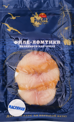Масляная рыба холодного копчения РЫБНИК ломтики, 100г, картинка