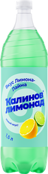 Напиток КАЛИНОВ Лимонад Лимон, лайм газированный, 1.5л, фото