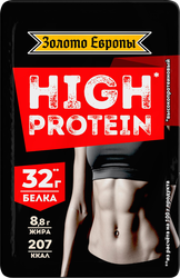 Сыр ЗОЛОТО ЕВРОПЫ High Protein протеиновый безлактозный 16%, нарезка, 125г, картинка