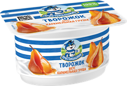 Творожок ПРОСТОКВАШИНО со вкусом Карамельная груша 3,6%, без змж, 110г, фото