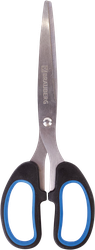 Ножницы BRAUBERG Classic+ 18,5см, картинка