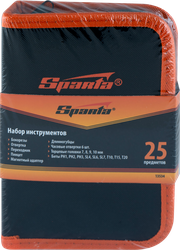 Набор слесарно-монтажный SPARTA 25 предметов, картинка