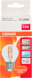 Лампа светодиодная OSRAM LED Star, 6Вт, E27, 4000К, нейтральный белый свет, шар, фото