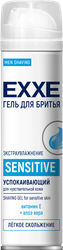 Гель для бритья EXXE Sensitive для чувствительной кожи, 200мл, детальное фото