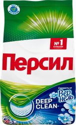 Стиральный порошок для белого белья ПЕРСИЛ Свежесть от ВЕРНЕЛЬ, автомат, 3кг, крупный план