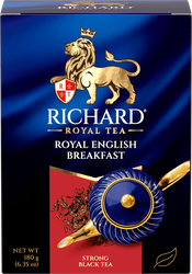 Чай черный RICHARD Royal English Breakfast листовой, 180г, детальное фото