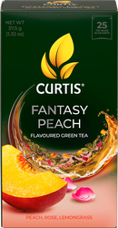 Чай зеленый CURTIS Fantasy Peach арома, 25пак, детальное фото