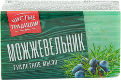 Туалетное мыло ЧИСТЫЕ ТРАДИЦИИ Можжевельник, 160г, фотография
