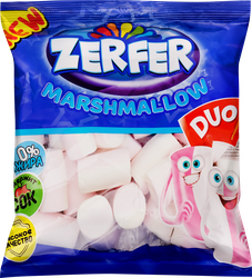 Маршмеллоу ZERFER Duo клубника-ваниль, 90г, детальное фото
