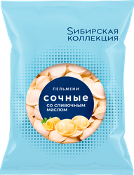 Пельмени SИБИРСКАЯ КОЛЛЕКЦИЯ Сочные, со сливочным маслом, 700г, фото