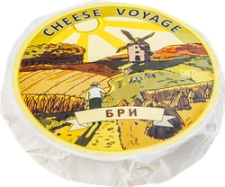 Сыр CHEESE VOYAGE Бри мягкий с бел. плесенью 50-60% бзмж вес до 200г