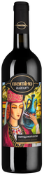 Вино MAMIKO Киндзмараули ординарное сортовое красное полусладкое, 0.75л, картинка