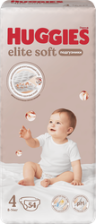 Подгузники HUGGIES Elite Soft 4 8–14кг, 54шт, вид