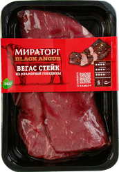 Стейк из мраморной говядины МИРАТОРГ Вегас, 480г, вид