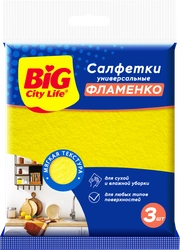 Салфетки BIG CITY LIFE Фламенко, вискозные, 3шт