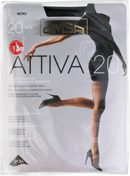 Колготки женские OMSA Attiva 20 den nero 4, фотография