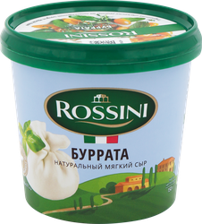 Сыр мягкий РОССИНИ Буррата 50%, без змж, 150г, изображение