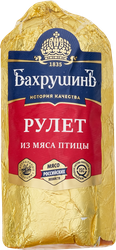 Рулет вареный куриный БАХРУШИНЪ, 300г, картинка