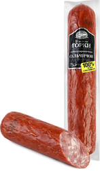 Колбаса сырокопченая БЛИЖНИЕ ГОРКИ Сальчичон, весовая, изображение