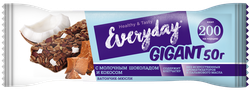 Батончик-мюсли EVERYDAY Gigant Молочный шоколад-кокос, 50г, детальное фото