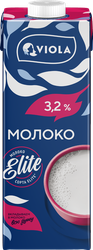 Молоко VIOLA UHT 3,2%, без змж, 1000г, изображение